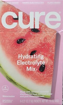 Watermelon Hydrating Electrolyte Mix, Watermelon