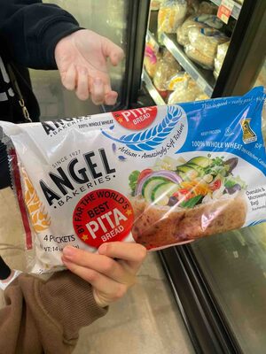 Angel Bakeries Pita Bread, 4 Count, 14 Oz