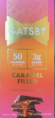 Milk Chocolate Caramel Filled Bar, Milk Chocolate; Caramel