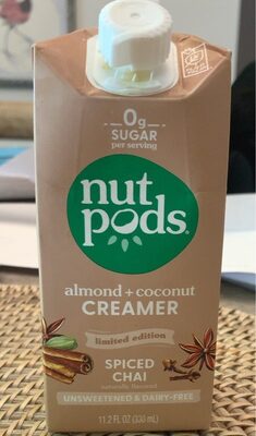 Spiced Chai Flavored Almond + Coconut Creamer, Spiced Chai