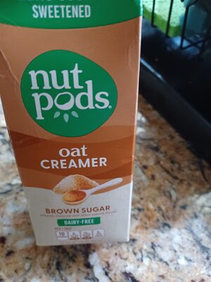 Sweetened Brown Zero Sugar Dairy-Free Oat Creamer, Sweetened Brown
