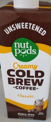 Classic Unsweetened Creamy Cold Brew Coffee, Classic