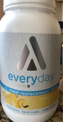 Protein 20 G Meal Replacement Shake Dietary Supplement Powder, Pineapple Whip, Pineapple Whip