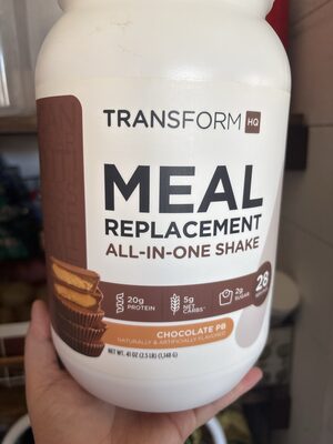 Protein 20 G Meal Replacement Shake Dietary Supplement Powder, Chocolate Peanut Butter, Chocolate Peanut Butter