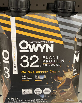 No Nut Butter Cup Plant Protein Shakes, Butter Cup