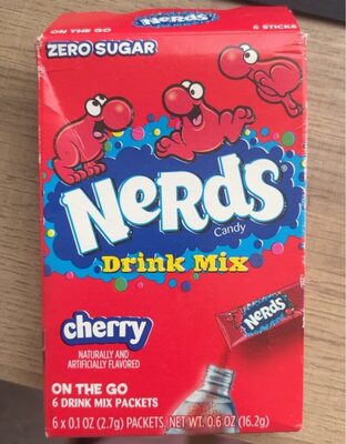 Cherry Flavored Candy On The Go Drink Mix, Cherry