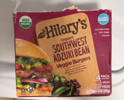 Organic Southwest Adzuki Bean Veggie Burgers