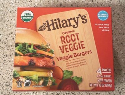 Organic Root Veggie Veggie Burgers
