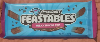 Milk Chocolate Mrbeast Bar, Milk Chocolate