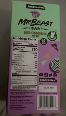 Milk Chocolate Made With Grass-Fed Milk, Milk