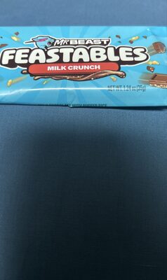 Milk Chocolate With Puffed Rice Mrbeast Crunch Bar, Milk Chocolate