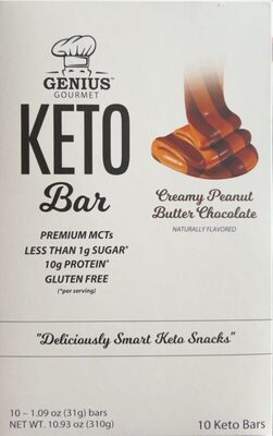 Creamy Peanut Butter Chocolate Keto Bars, Creamy Peanut Butter Chocolate