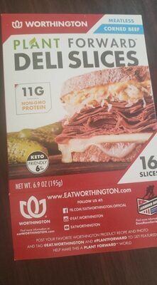 Corned Beef Meatless Deli Slices, Corned Beef