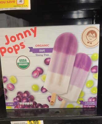 Organic Grape Pops, Grape