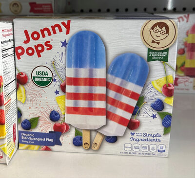 Organic Star-Spangled Flag Pops