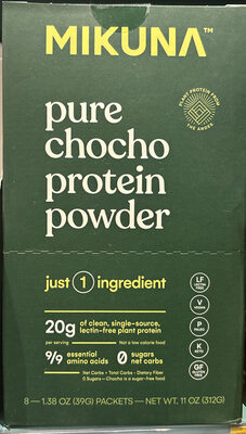 Pure Chocho Protein Powder, Pure Chocho
