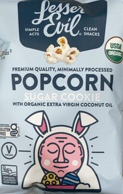 Sugar Cookie Organic Popcorn, Sugar Cookie