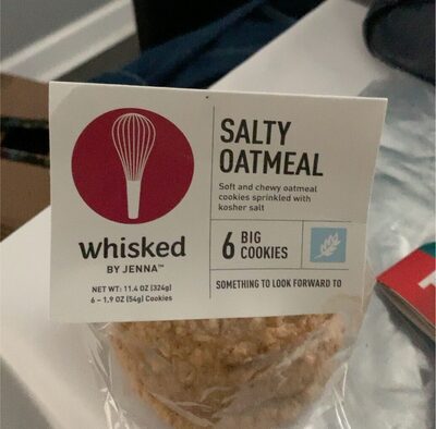 Salty Oatmeal Cookies, Salty Oatmeal