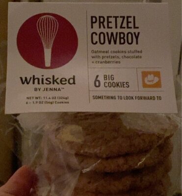 Pretzel Cowboy Oatmeal Cookies Stuffed With Pretzels, Chocolate + Cranberries Cookies, Pretzel Cowboy