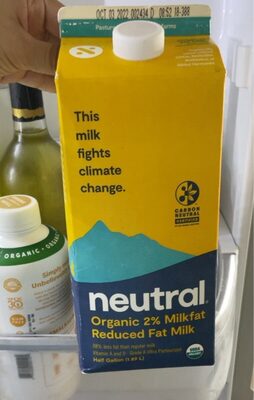 Organic 2% Reduced Fat Milk