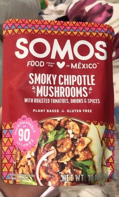Smoky Chipotle Mushrooms With Roasted Tomatoes, Onions & Spices, Smoky Chipotle