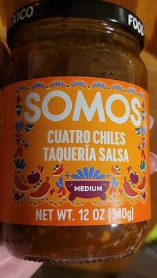 Medium Cuatro Chiles Taqueria Salsa, Medium Cuatro Chiles Taqueria