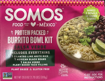 Salsa Verde Protein Packed Burrito Bowl Kit, Salsa Verde