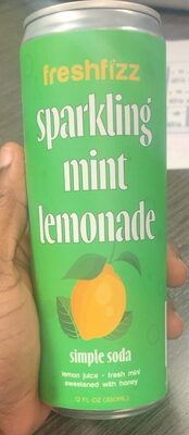 Mint Lemonade Sparkling Simple Soda, Mint Lemonade