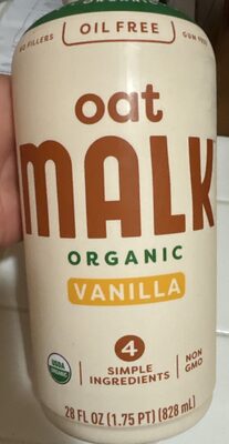 Vanilla Oat Milk, Vanilla