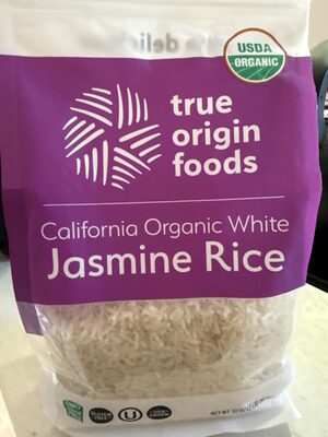 California Organic White Jasmine Rice, Jasmine