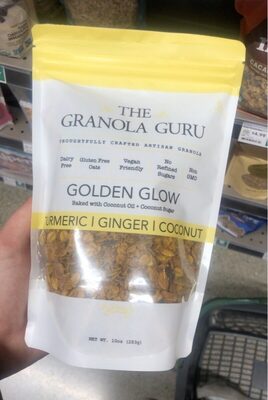 Golden Glow Baked With Coconut Oil + Coconut Sugar Thoughtfully Crafted Artisan Granola, Golden Glow With Coconut Oil + Coconut Sugar