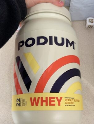 Whey Dietary Supplement Powder, Peanut Butter Crunch, Peanut Butter Crunch