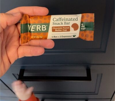 Chocolate Peanut Butter Cup Caffeinated Snack Bar, Chocolate Peanut Butter Cup