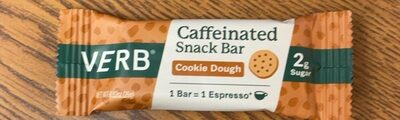 Cookie Dough Caffeinated Energy Bar, Cookie Dough