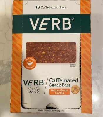 Peanut Butter Crunch Caffeinated Energy Bars, Peanut Butter Crunch
