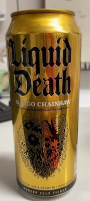 Mango Chainsaw Flavored Sparkling Water, Mango Chainsaw