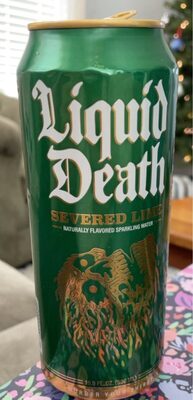 Severed Lime Flavored Sparkling Water, Severed Lime