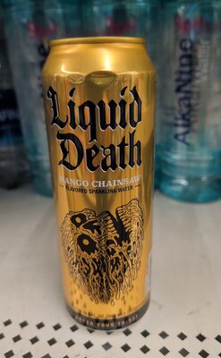 Mango Chainsaw Flavored Sparkling Water, Mango Chainsaw