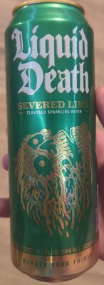 Severed Lime Flavored Sparkling Water, Severed Lime