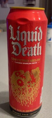 Convicted Melon Flavored Sparkling Water, Convicted Melon