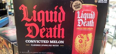 Convicted Melon Flavored Sparkling Water, Convicted Melon