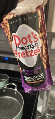 Cinnamon Sugar Seasoned Homestyle Pretzel Twists, Cinnamon Sugar Seasoned