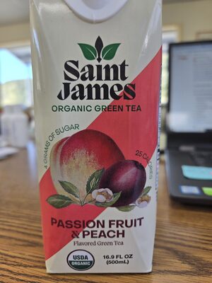 Organic Pineapple & Mango Flavored Green Tea, Pineapple; Mango