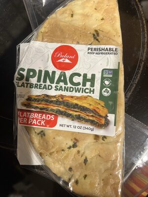 Spinach Filled Flatbread, Spinach