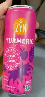 Mixed Berry Turmeric Wellness Antioxidant Drink, Mixed Berry