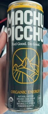 Pineapple Mango Organic Energy Drink, Pineapple; Mango