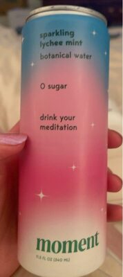 Lychee Mint Sparkling Botanical Water, Lychee Mint