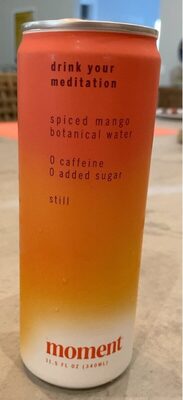 Spiced Mango Still Botanical Water, Spiced Mango
