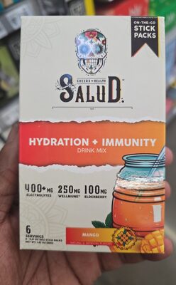 Hydration + Immunity Drink Mix, Mango Agua Fresca, Mango Agua Fresca