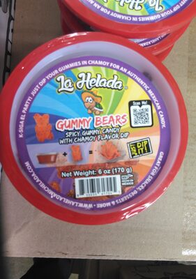 Spicy With Chamoy Flavor Dip Gummy Candy Bears, Spicy With Chamoy